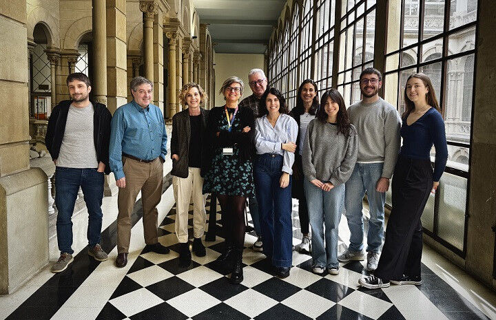Dari kiri ke kanan, Albert Giraralt, Jordi Alberch, Esther Pérez-Navarro, Cristina