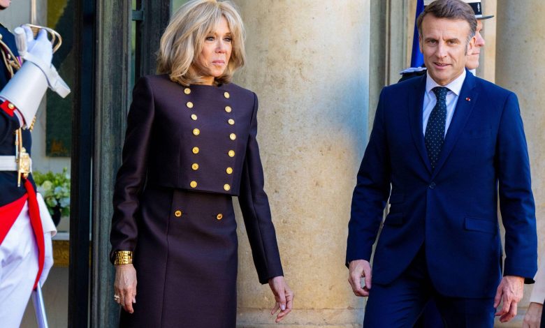Brigitte Macron dan Presiden Emmanuel Macron Selama Kunjungan Negara Bagian Denmark ke Prancis, Hari 1, Paris, Prancis - 31 Mar 2025