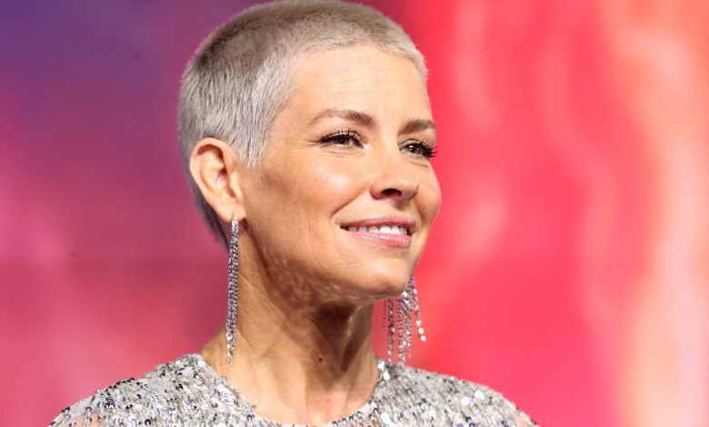 Evangeline Lilly di Ant-Man dan Tawon: Skrining Gala Quantumania UK