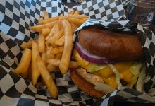 Ghostfish Burger and Fries