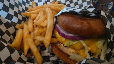 Ghostfish Burger and Fries