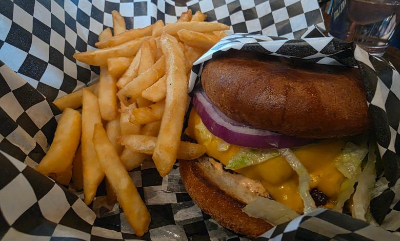 Ghostfish Burger and Fries