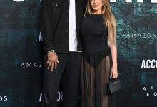 Jeff Coby dan Larsa Pippen di Premiere Akuntan 2 Los Angeles
