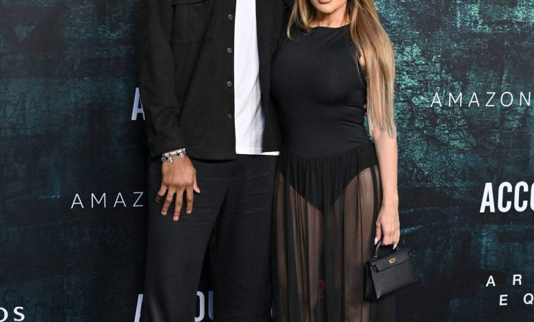 Jeff Coby dan Larsa Pippen di Premiere Akuntan 2 Los Angeles