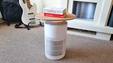 Tabel pemurni udara switchbot yang sedang diuji oleh pengulas kami