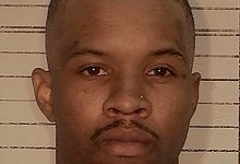 Tory Lanez Mugshot Setelah dihukum karena penembakan musisi Megan Thoe Stallion di kaki.