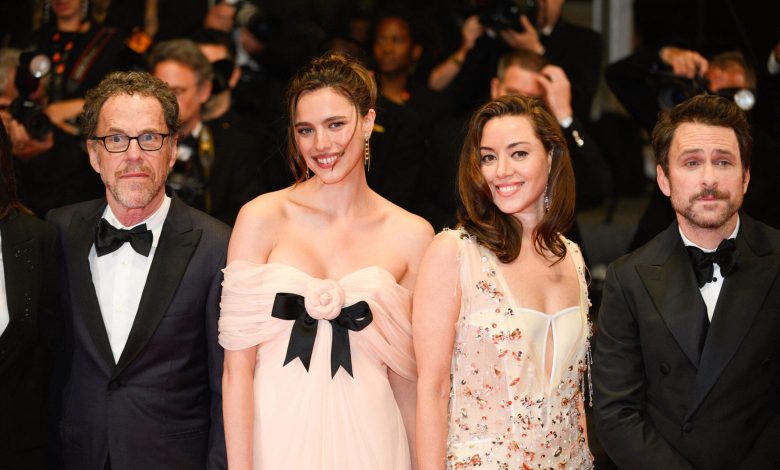 Charlie Day, Margaret Qualley, Aubrey Plaza, Ethan Coen at Honey Dont Red Carpet