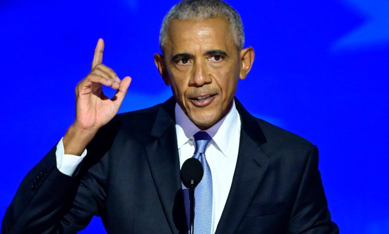 Barack Obama di 2024 Konvensi Nasional Demokratik