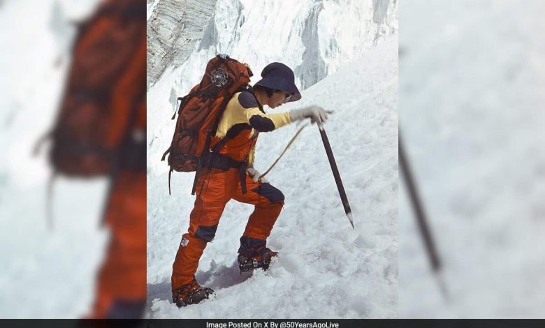 Dia lolos dari longsoran salju. Kemudian menjadi wanita pertama yang mencapai puncak Gunung Everest