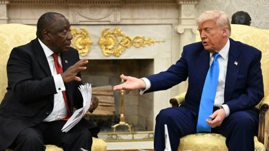 Trump panggung penyergapan kantor oval lainnya, mengajar Cyril Ramaphosa