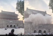 Video: Menara drum Fengyang berusia 650 tahun yang berusia 650 tahun runtuh