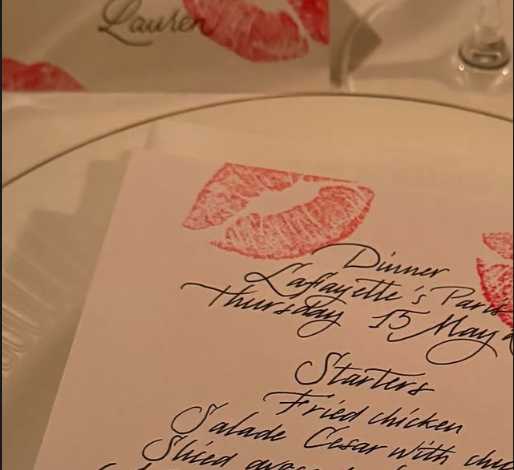Lauren Sanchez Bachelorette Bash Meal Course