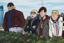 Brock Samson, Rusty Venture, Dean Venture, dan Hank Venture di Venture Bros.