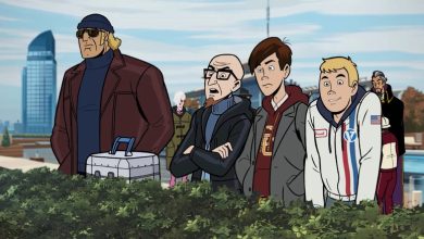 Brock Samson, Rusty Venture, Dean Venture, dan Hank Venture di Venture Bros.