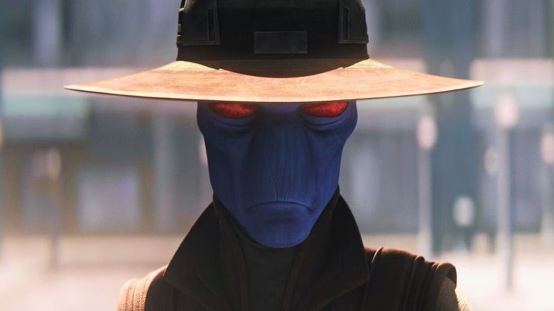 Cad Bane mengenakan topi besar di Star Wars: Tales of the Underworld