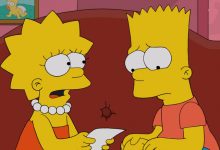The Simpsons, Lisa membaca surat yang menyentuh hati kepada seorang bart yang emosional