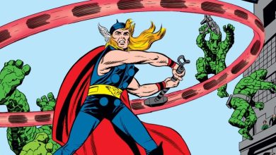 Journey Into Mystery #83 Thor Swinging Mjolnir Fighting Aliens