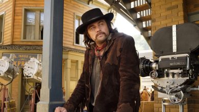 Rick Dalton di lot barat dalam waktu sekali di Hollywood