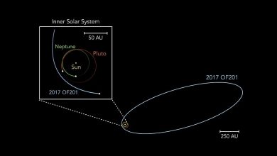 Diagram rotasi planet di sekitar matahari kita