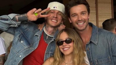 Sydney Sweeney dengan MGK dan Patrick Schwarzenegger