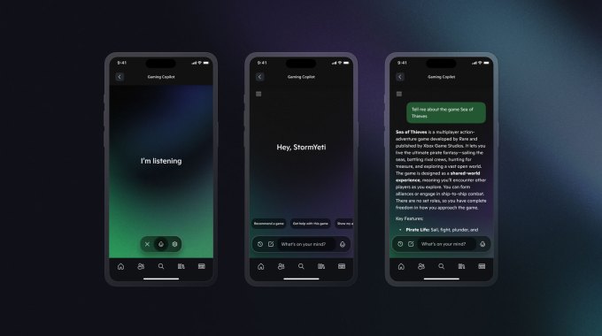 Microsoft mulai menguji copilot untuk bermain game di aplikasi xbox untuk iOS dan android