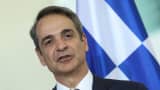 Perdana Menteri Yunani Kyriakos Mitsotakis dan Kanselir Jerman Friedrich Merz (tidak digambarkan) berbicara kepada media setelah pembicaraan di kanselir pada 13 Mei 2025 di Berlin, Jerman.