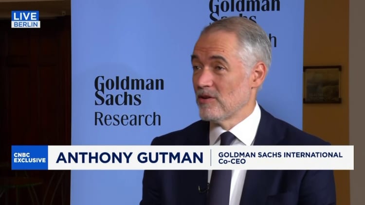 Ada lebih banyak optimisme di Eropa, kata co-CEO Goldman Sachs International