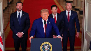 Perhatikan pidato Presiden Donald Trump tentang pemboman Iran AS