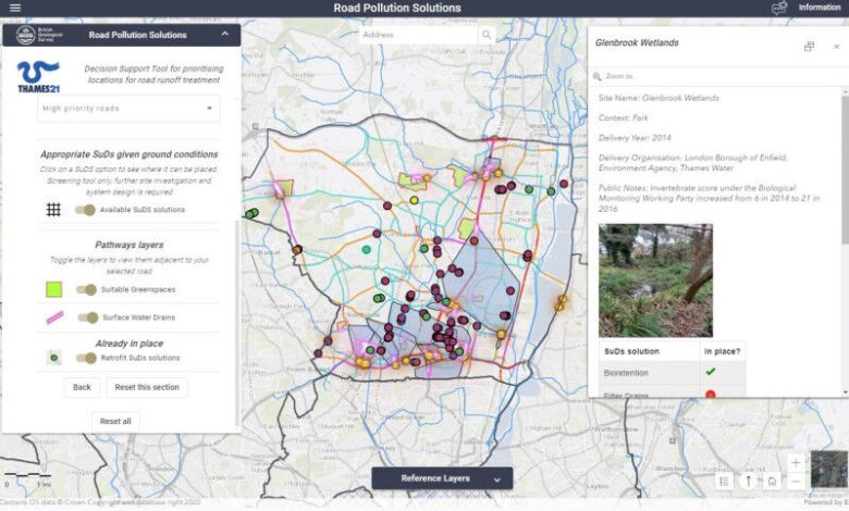Alat Solusi Polusi Jalan dapat membantu otoritas setempat merencanakan proyek -proyek seperti itu