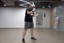 Orang-orang muda secara teratur mempraktikkan olahraga berbasis VR seperti sepak bola dan Table TE