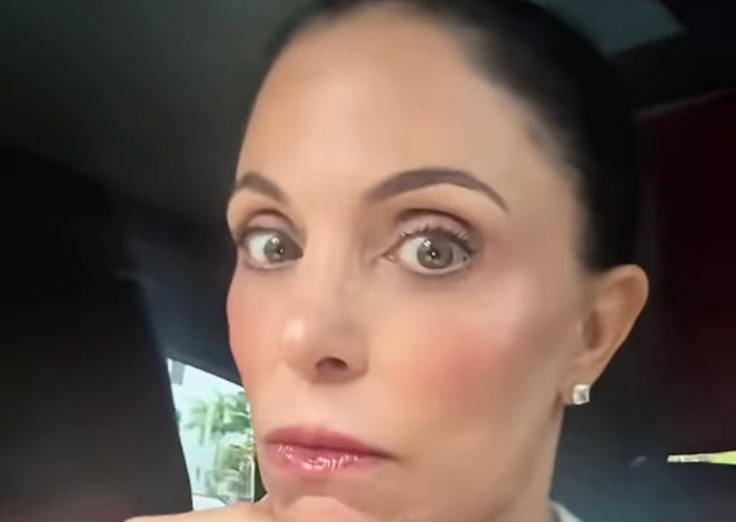 Bethenny Frankel di dalam mobil