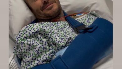 David beckham tempat tidur rumah sakit
