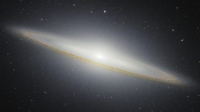Gambar yang sangat rinci dari galaksi berbentuk disk