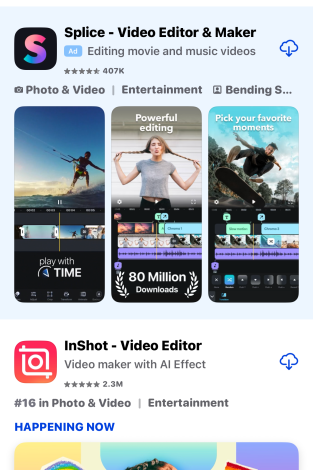 Tag baru yang dihasilkan AI-toko di App Store Live in the Beta