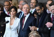 Lauren Sanchez dan Jeff Bezos di Trump dan Vance bersumpah di Capitol AS