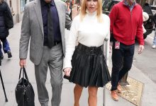 Suzanne Somers dan Alan Hamel terlihat di luar pertunjukan Today.