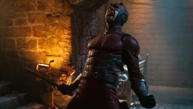 Charlie Cox As Daredevil in Costume Screaming in Daredevil: Born Again