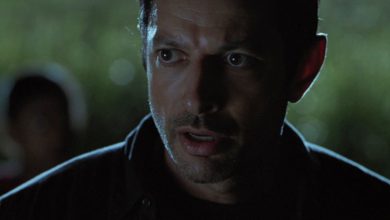 Ian Malcolm tampak takut di dunia yang hilang: Jurassic Park