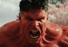 Harrison Ford As Red Hulk Roaring in the Street in Captain America: Brave New World