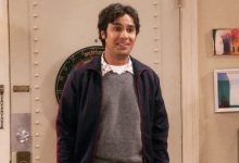 Kunal Nayyar sebagai Raj Koothrappali tampak gugup pada teori Big Bang