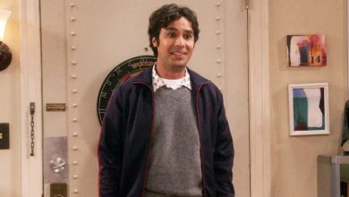 Kunal Nayyar sebagai Raj Koothrappali tampak gugup pada teori Big Bang