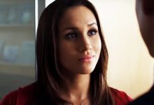 Rachel Zane dengan pakaian