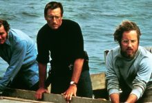 Quint, Brody, dan Hooper Hunt for the Shark in Jaws