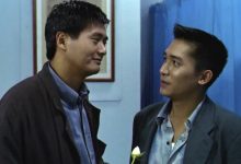 Tony Leung Alan dan Chow Yun-Fat's Tequila bertatap muka di lorong di Hard Rebus
