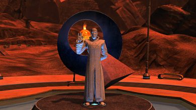 Patung Spock di dalam game