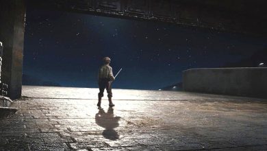 The Broom Boy menatap bintang -bintang di akhir Star Wars: The Last Jedi