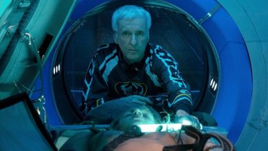 James Cameron mengarahkan pada set Avatar
