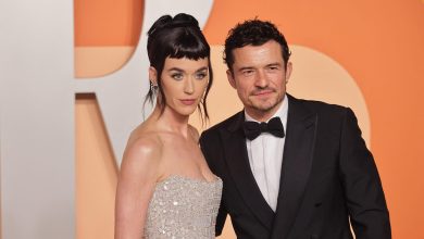 Katy Perry dan Orlando Bloom di 2025 Vanity Fair Oscar Party