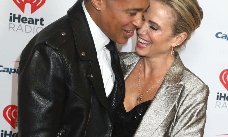 TJ Holmes dan Amy Robach di 2023 Z100S iHeartRadio Jingle Ball - Arrrivals