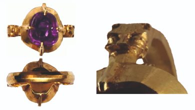 Cincin emas abad pertengahan ditemukan di kastil di Slovakia memiliki safir ungu langka yang diimpor dari Sri Lanka